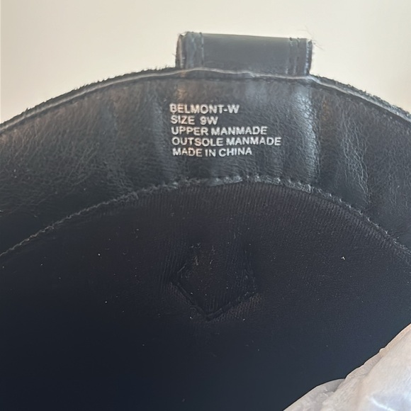 Faux suede and leather Cowboy Boots ~WIDE CALF - Picture 4 of 4